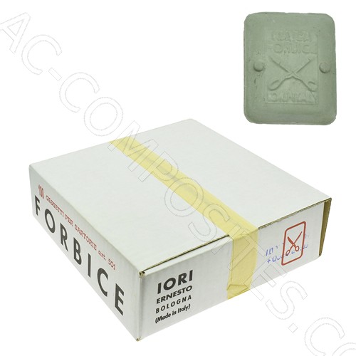 [B123/3] Giz de Argila - VERDE - "FORBICE" (100 unid) (Made in Italy)