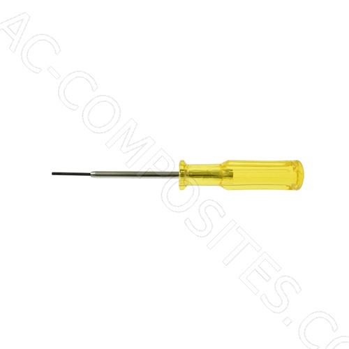 [201] Destornillador Punta Hexagonal 1,6 mm para Tornillo de Aguja BROTHER, JUKI, SIRUBA, YAMATO # 37919