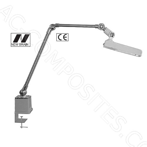 [208] Neonlampe 220V – 7W mit Klemme für Nähmaschine # DS-98K