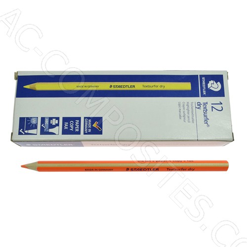 [B358/3] Staedtler Textsurfer Dry Highlighter Pencil Orange (12 pcs)