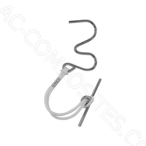 [B36] Gancho para Patrones con Cuerda (Made in Italy)