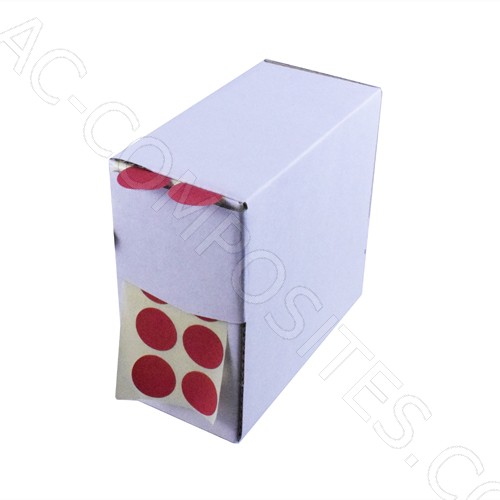 [B181/1] Defect Identification Sticker Ø 1,5 cm - RED (3000 Pcs)