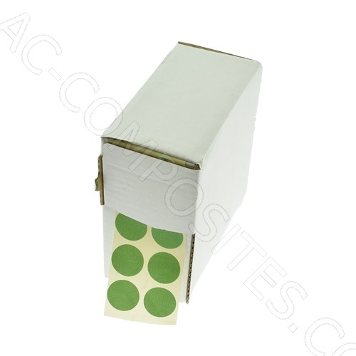 [B181/2] Defect Identification Sticker Ø 1,5 cm - GREEN (3000 Pcs)