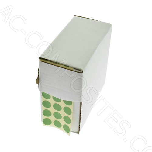 [B187/2] Defect Identification Sticker Ø 1 cm - GREEN (5000 Pcs)
