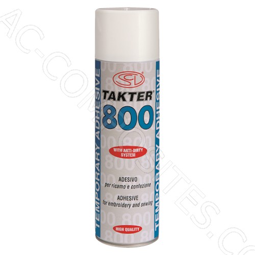 [B388] TAKTER 800 | Adhesivo Temporal Spray para Bordado (500 ml)