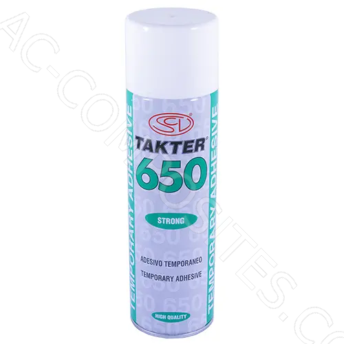 [B271/2] TAKTER 650 | Adhesivo Temporal Spray - Fuerte - para Bordado (500 ml)