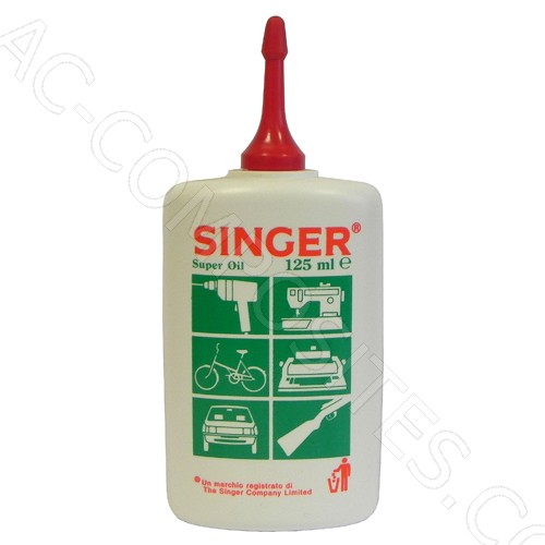 [134] Singer | Super Oil 125 ml – Aceite Lubricante Multiuso para Máquinas de Coser y Mecanismos de Precisión