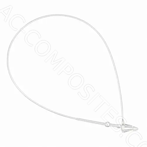 [B56/12] 12" (305mm) Snap Lock Pin Security Loop (1,000 Pcs)