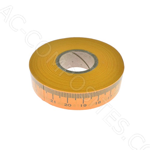 [B61] Fita Métrica Adesiva 20 m, Direita para Esquerda (Laranja) # TM22M 