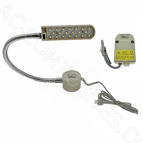 [267] Magnetic LED Light 20 LED 12V 1W with a Separate Transformer, 33cm Wire # DS-88M2