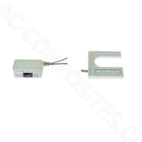 [274/C] Magnetic LED Light 6 LED with Transformer - U-shaped # 806MU