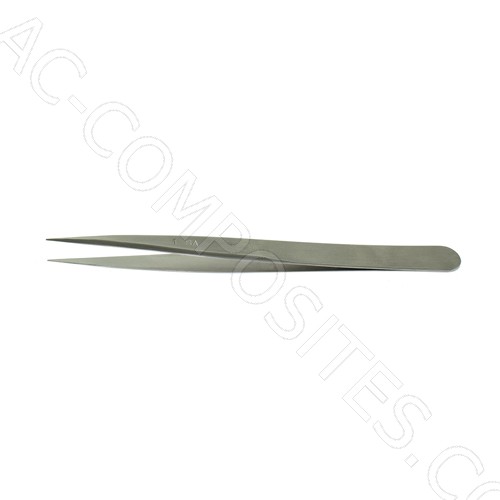 [143] Fine Straight-Tip Tweezers (Made in Italy)
