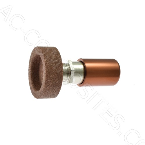 [RAS:PA SW1286CPL] Piedra de Afilar Completa Ø 30x10x6 mm, Grano Medio RASOR # PA SW1286CPL (Original)