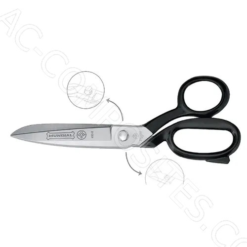 [C200/8] Tijera Sastre 8" Niquelada, Microdentada # 490-8NP-SR (MUNDIAL)