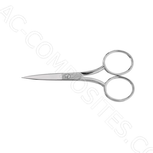 [C22] Ciseaux à Broderie 11,4 cm (4-1/2"), Anneau Large - Made in Italy (FENNEK)