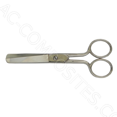 [C36/4] Foarfecă Nichelată cu Vârf Rotund 12,7 cm (5") - Made in Italy (FENNEK)