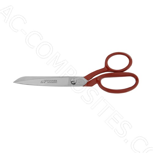 [C38/7] Tesoura de Acabamento 18 cm (7''), Cabos Laqueados - PROFESSIONAL WISS - Made in Italy (FENNEK)