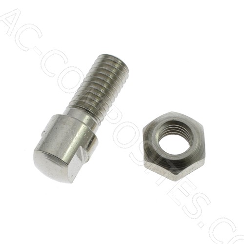 [C40/6-R] Replacement Screw Set for Nickel-Plated Trimming Scissors 15.2cm (6'') - Made in Italy (FENNEK)