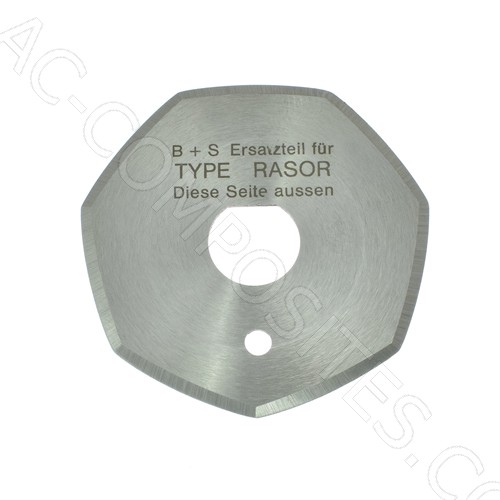 [5/DS50] Ostrze do Noża Tarczowego 7-Kątne Ø 50 mm Extra Steel RASOR DS503MT # 50SEXTG (Made in Germany)