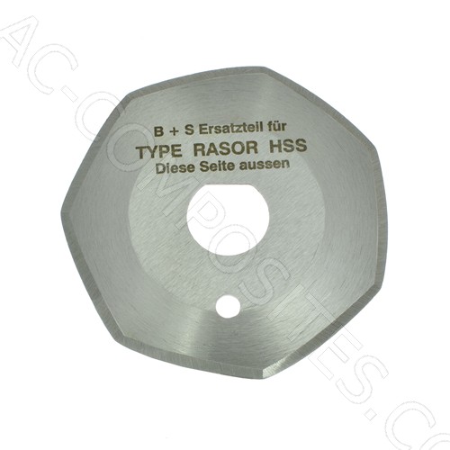 [5/DS50HS] 7-Sided Ø 50mm Blade, HSS RASOR DS501 (Made in Germany)