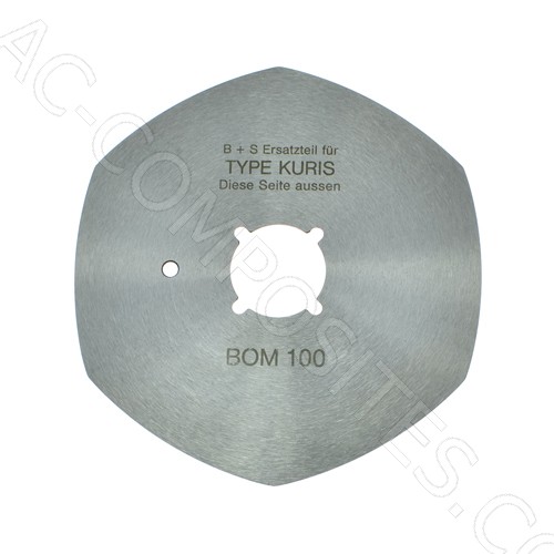 [5/K100-6] Lame 6 Pans Ø 100 mm KURIS BOM 100, 101 # 16102 (Made in Germany)