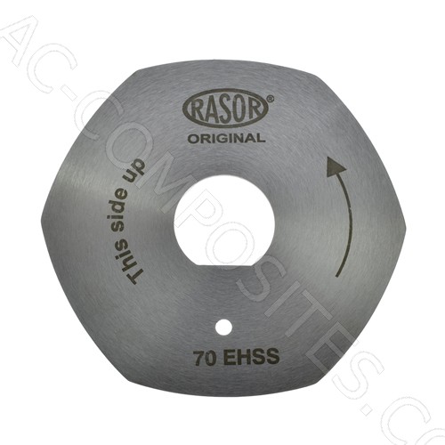 [5/LA70EHSS] 6-Bogen Messer Ø 70 mm HSS RASOR # 70EHSS (Original)