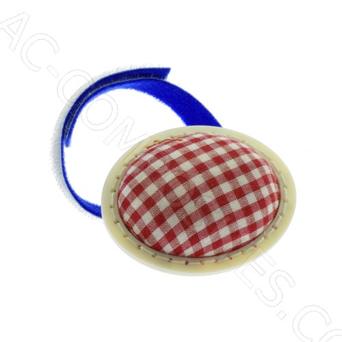 [B798] Red wrist pin cushion with velcro