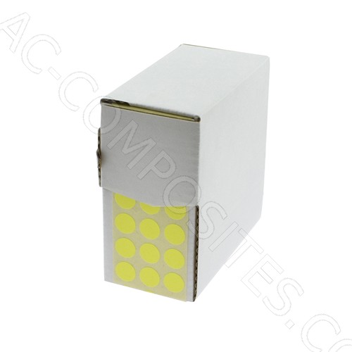 [B187/11] Defect Identification Sticker Ø 1 cm - FLUORESCENT YELLOW (5000 Pcs)