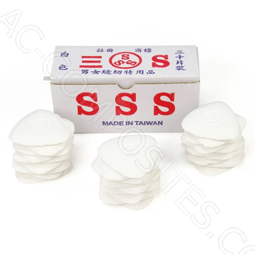 [B1480] SSS Tailor's Marking Chalk, White (30 pcs) # 3S-W (Made in Taiwan)