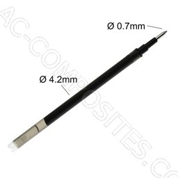 Erasable Ink Refill, Nib 0.7mm - Black
