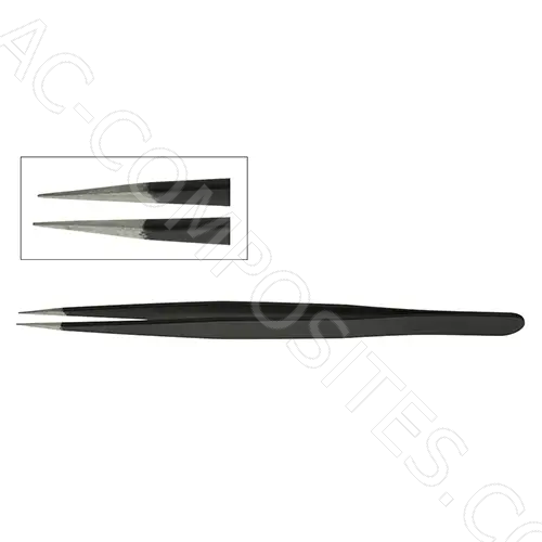 [144/A] Safe Anti Static Precision Straight Tweezers