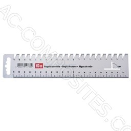 PVC Sewing Gauge 230x45x0.5mm PRYM # 610730