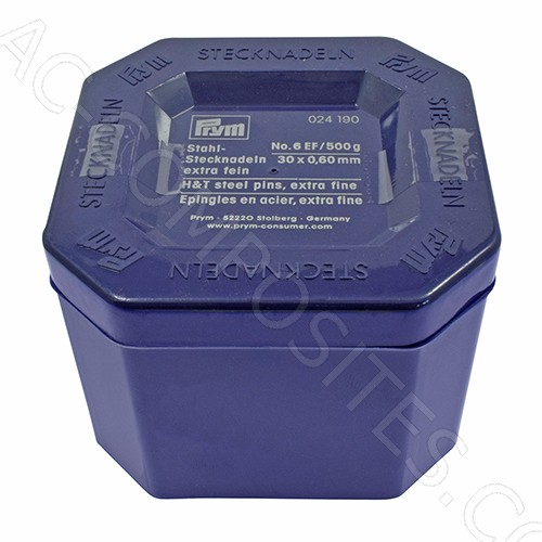 [P4/6A] Steel Pins No. 6 EF - 30 mm x Ø 0,6 mm (500g) PRYM # 024190