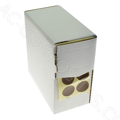 [B181/13] Defect Identification Sticker Ø 1,5 cm - BROWN (3000 Pcs)