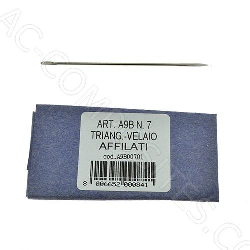 [B809/7] AGHI A MANO PER PELLE N.7 (25 PZ)