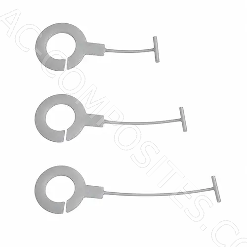 [B64/15] 15mm Polypropylene Ring Pins for Standard Tag Guns - 5,000pcs/Box