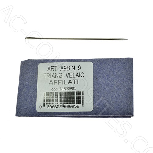[B809/9] AGHI A MANO PER PELLE N.9 (25 PZ)