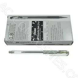 K118 White Gel Roller Pen Ø 0,8 mm (12 Pcs) (PENTEL)