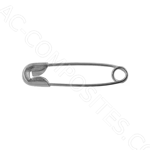 [B785/31-A] Alfinetes de Segurança 31 mm PRATA sem Níquel (Caixa de 1000 Un)