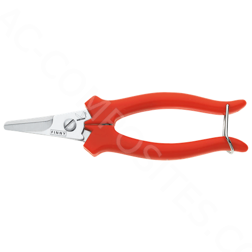 [C771] 766714 Finny Classic KRETZER | Tesoura Serrilhada de Aço Inoxidável com Cabo de Plástico – 14 cm (5.5"), Cabeça de Corte Compacta