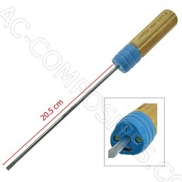 Screwdriver with LED Light – 20.5 cm (8") Flat Head 6 mm JACK # 811767 (Genuine)