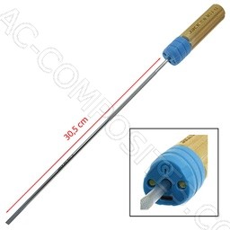 Screwdriver with LED Light – 30.5 cm (12") Flat Head 5 mm JACK # 811730 (Genuine)
