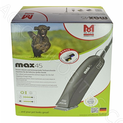 [C9465] Moser Max 45 | Professionelle Netzbetriebene Tierschermaschine – 45 W # 1245 (Made in Germany)