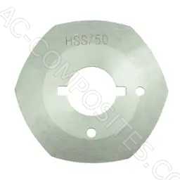 Cuchilla 6 Lados Ø 50 mm KURIS NOVITA, SUPRENA, DAYANG # 16110 (W9)