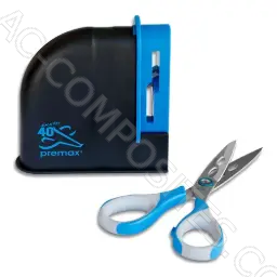 Manual Scissors Sharpener for Kitchen, Work and Textile Scissors 10×10×3 cm