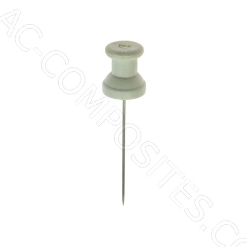 [B89/40] Plastic Head Pin 40mm, Ø 0.9mm (Made in Italy)