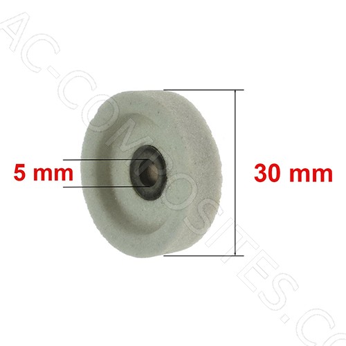 [KU/32104] Grinding Wheel, Ø30mm, with Bushing KURIS BOM 100, 101 # 32104 (Genuine)