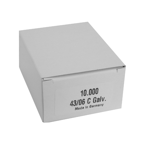 [C89] 43/6 RAPID | Grampos 6x10 mm (10.000 pcs/caixa)