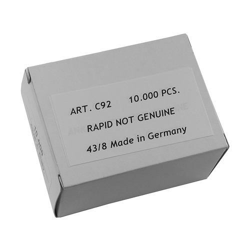 [C92] 43/8 RAPID | Grampos 8x10 mm (10.000 pcs/caixa)