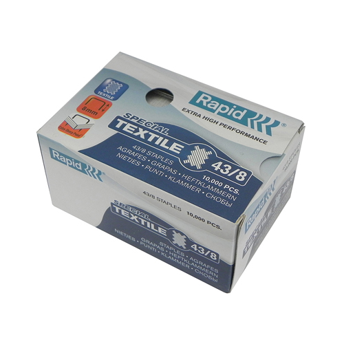 [C90] 43/8 RAPID | Zszywki 8x10mm (10.000 szt./pudełko) (Oryginalny)